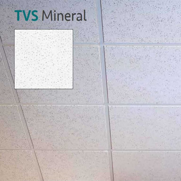 TVS Acoustic Mineral Fibre Ceiling Tile 600x600 Board Edge (12)