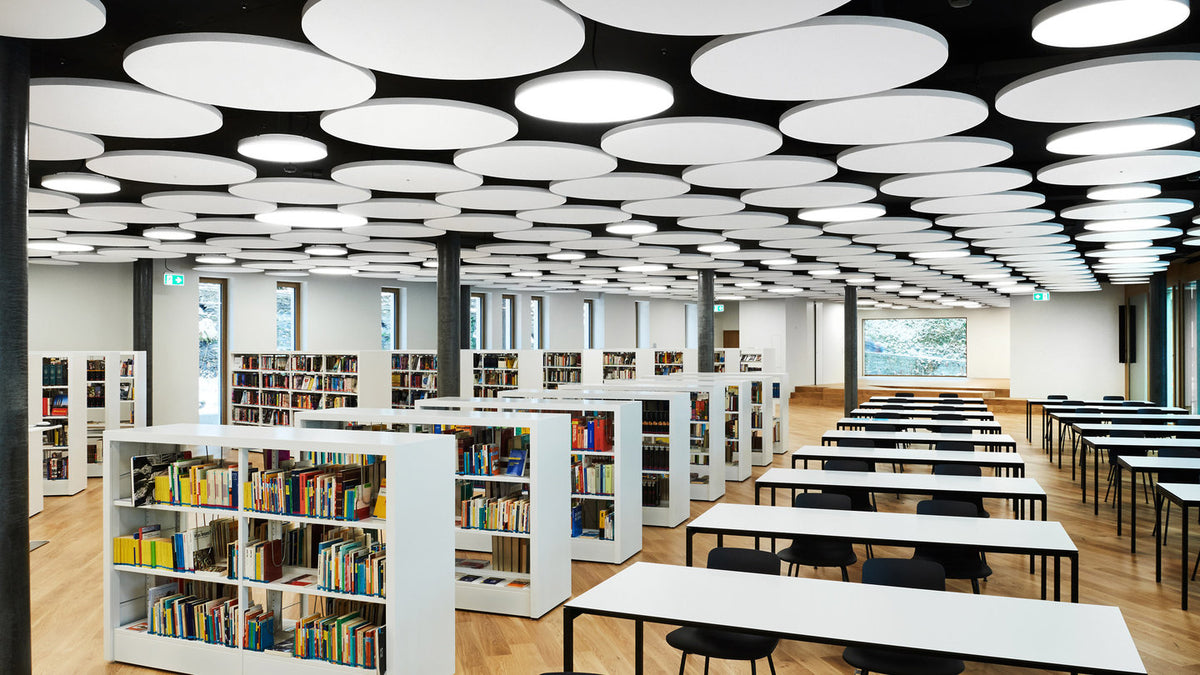 School Library Ceiling Tiles - Acoustic Ceiling Panels for Education - UK
