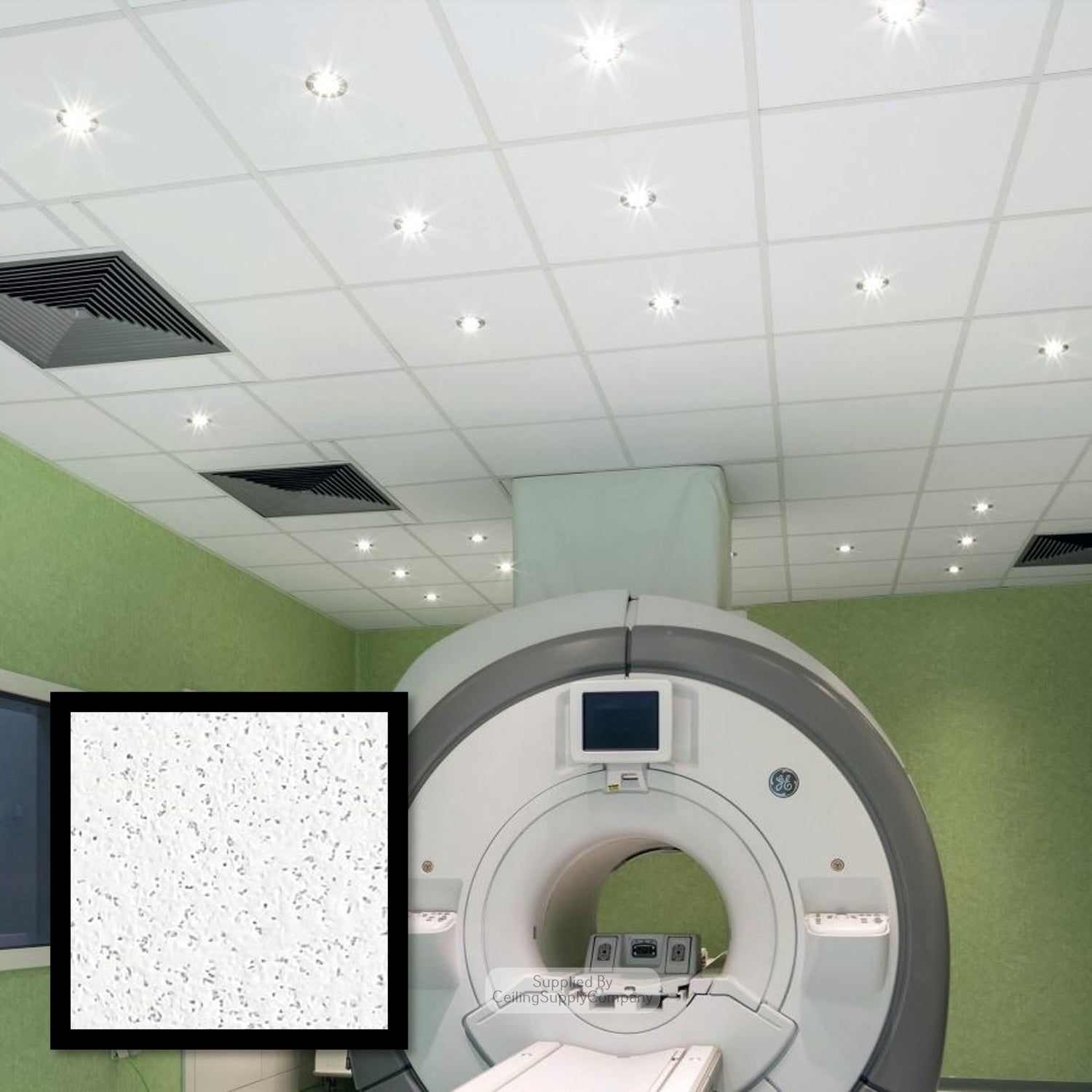 Zentia Bioguard Acoustic 600x600mm Board Edge Ceiling Tiles